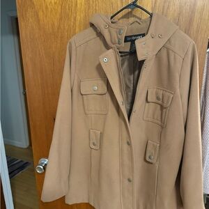 Lane Bryant tan pea coat